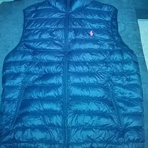 Black polo vest